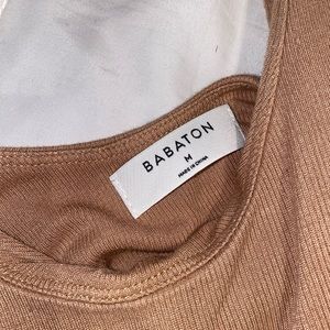 BABATON beige body suit